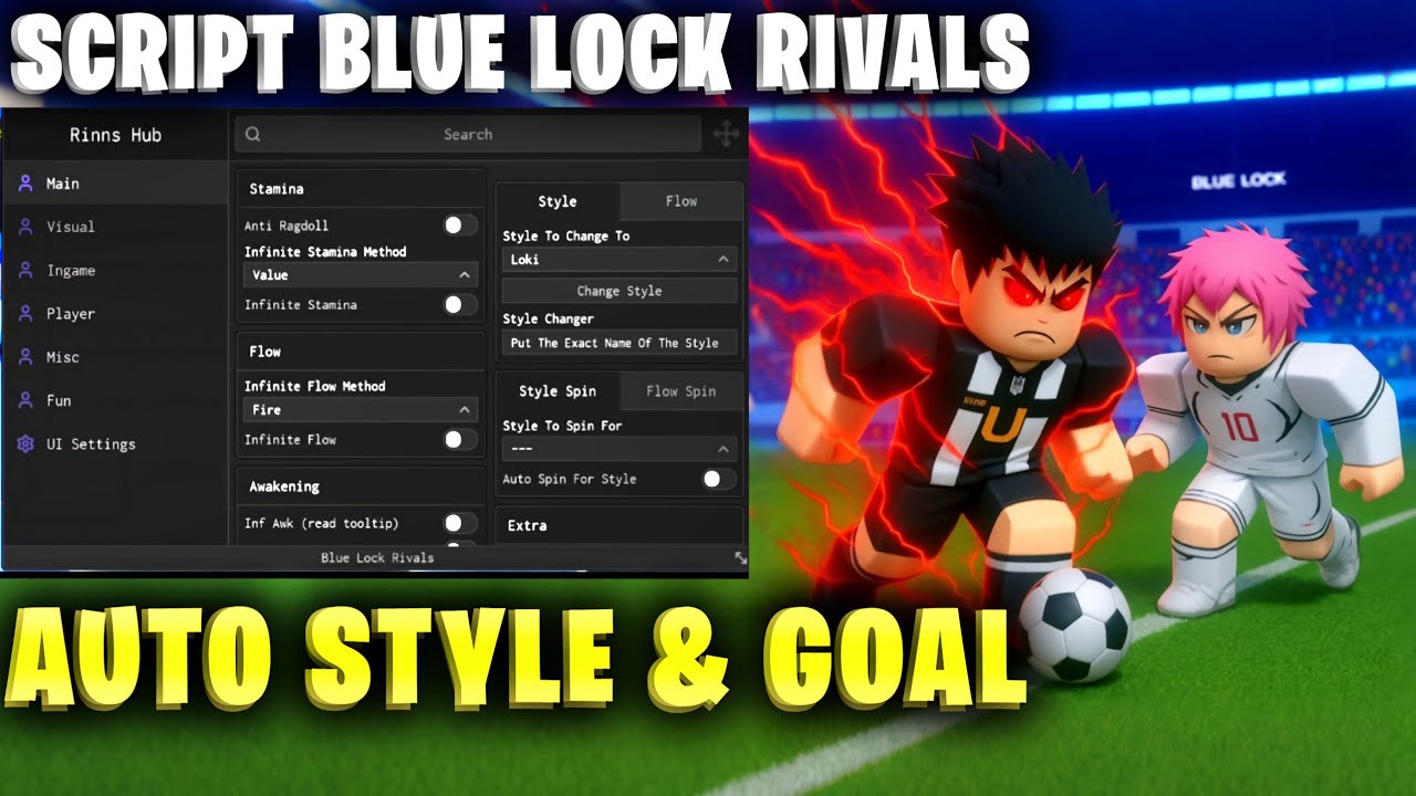 [⚽️UPD] Blue Lock Rivals SCRIPT NOVO! AUTO LOKI, AUTO GK, KAISER, Infinite Spins! NO KEY (Mobile/PC)