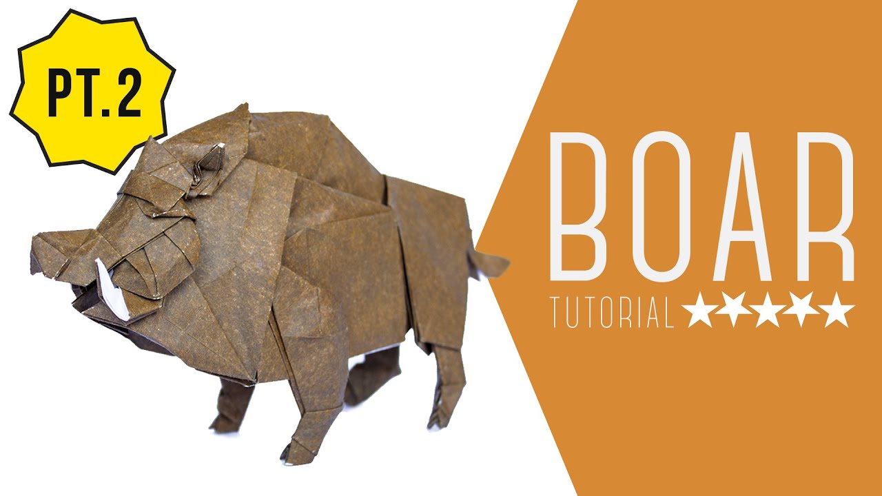 TUTORIAL ORIGAMI – BOAR (TOYOMURA TAKASHI) [Pt.2: Colapsado]
