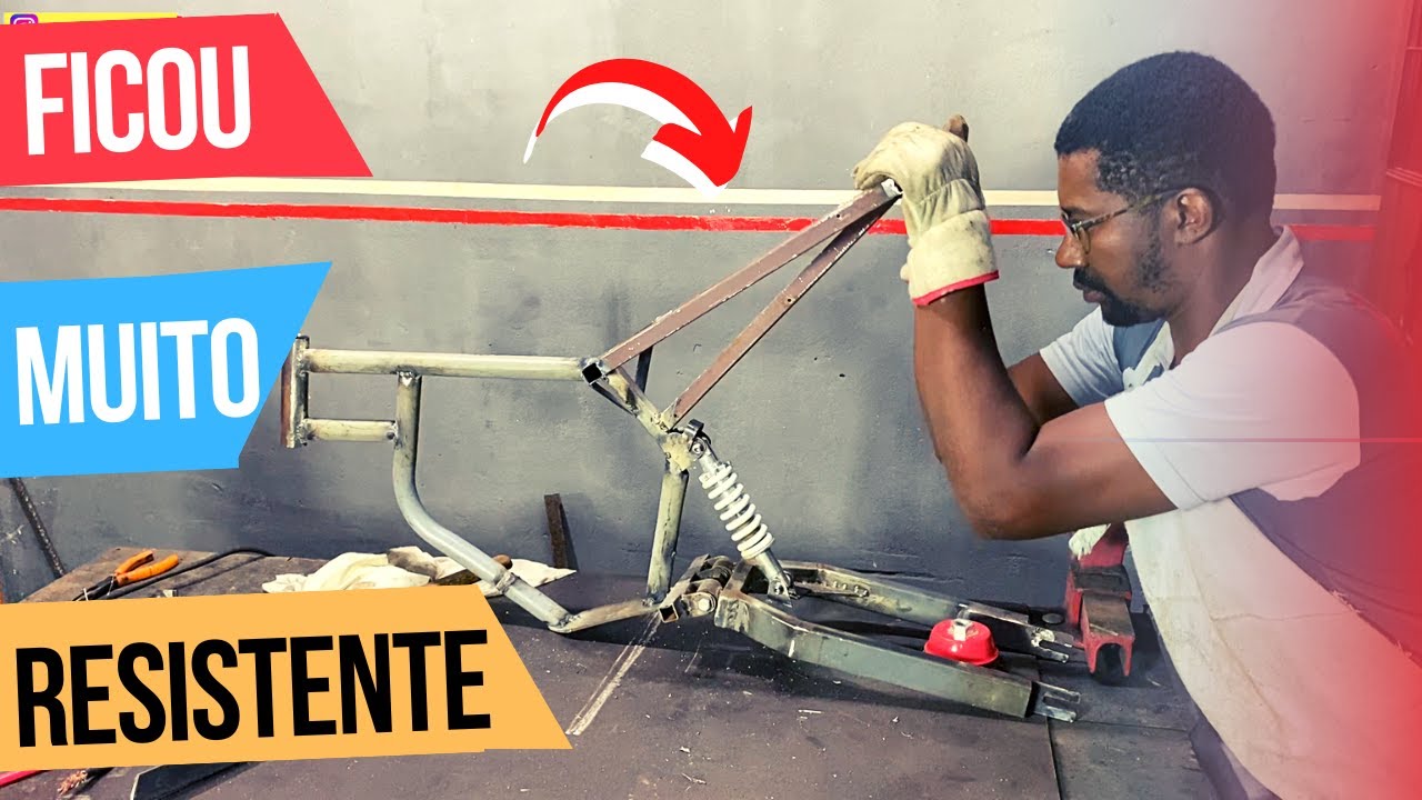 ⚠️ Fiz a RABETA da MINI MOTO CASEIRA