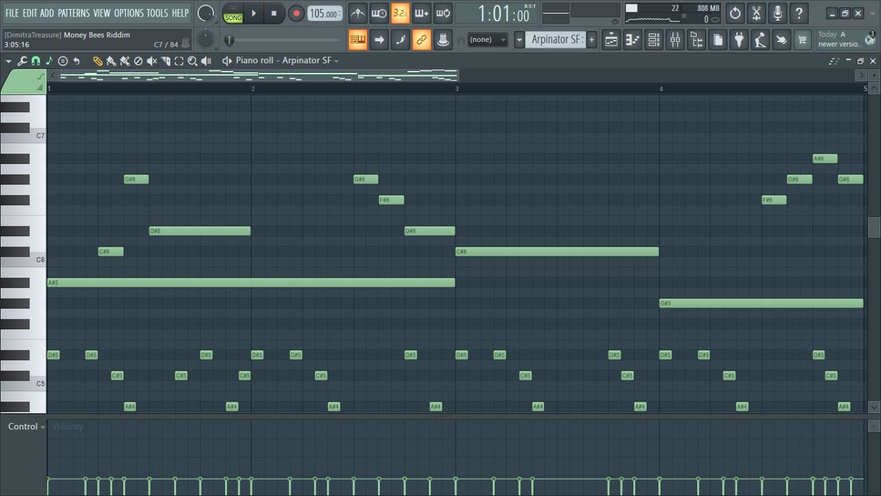 How To Make Dancehall Beat In Fl Studio 24 for BEGINNERS / Money Bees Riddim  @1RenadoRecords