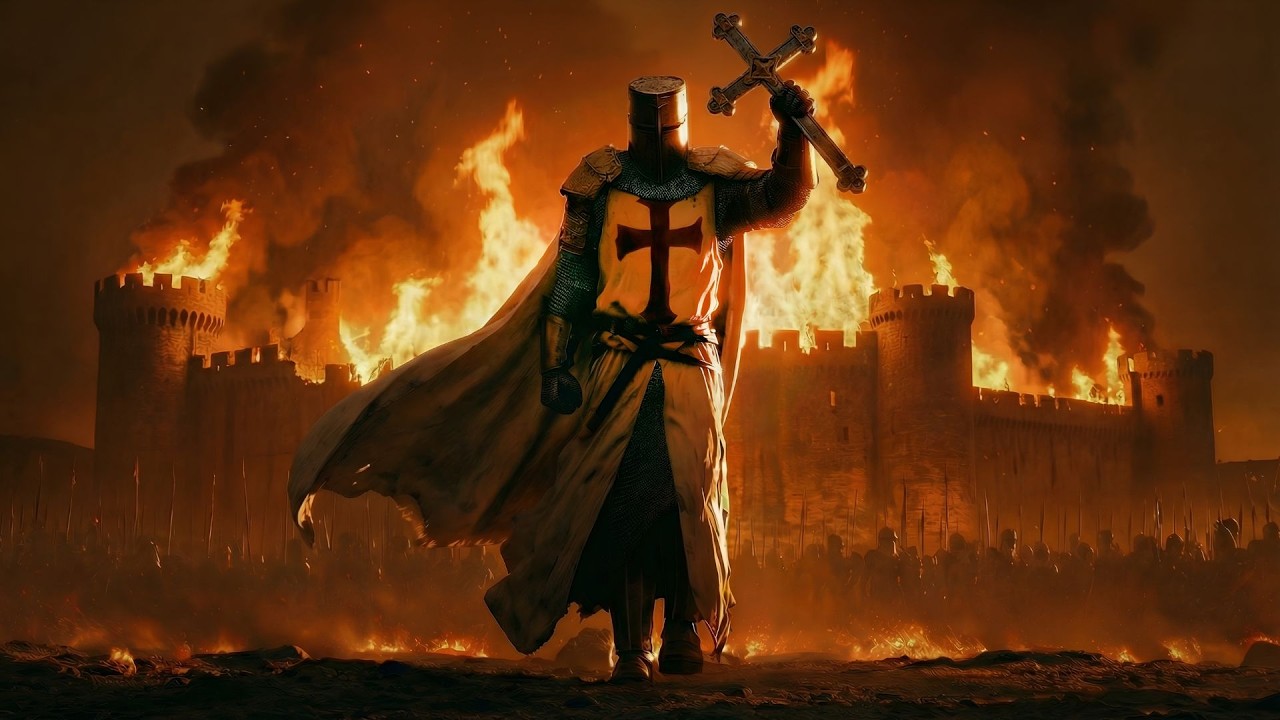 Когда европейские тамплиеры сгорели за свою веру | Музыка Epic Crusader