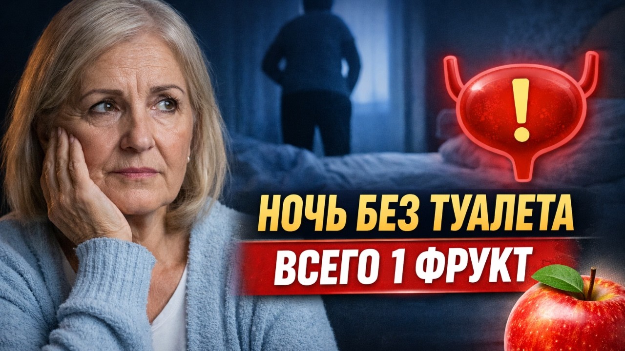 Всего 1 ФРУКТ — и мочевой пузырь опорожняется ночью
