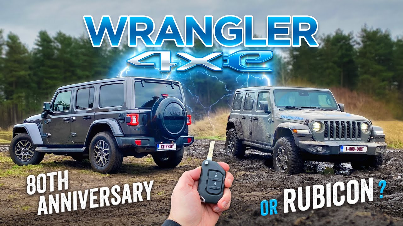 НОВЫЙ Jeep Wrangler 4xe (380 л.с.): Rubicon или 80th Anniversary?