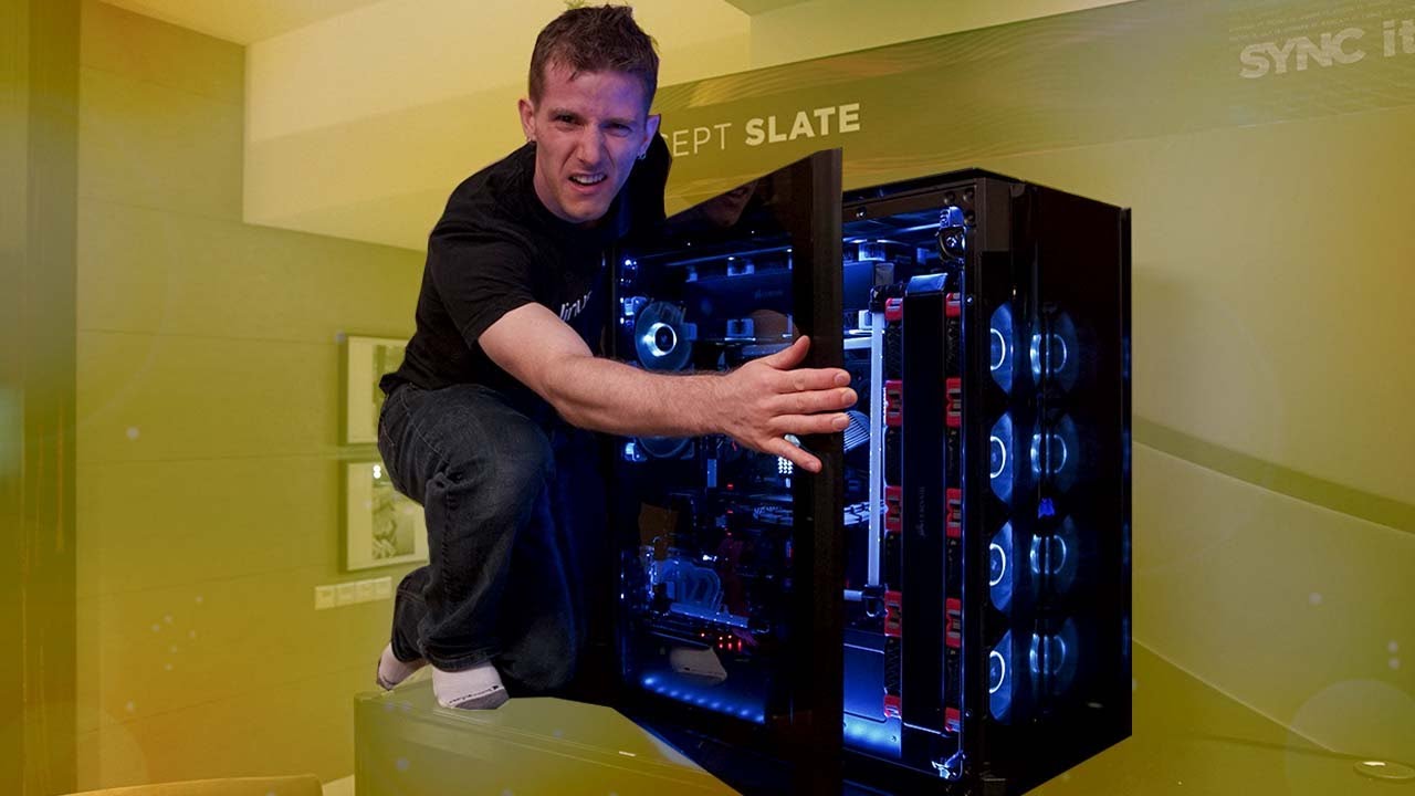 THIS CASE IS BIGGER THAN ME - CORSAIR CONCEPT SLATE