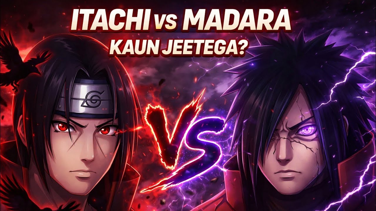 🔥 Madara vs Itachi 😈 Asli Winner Kaun? | Full Power Battle Explained (Hindi)