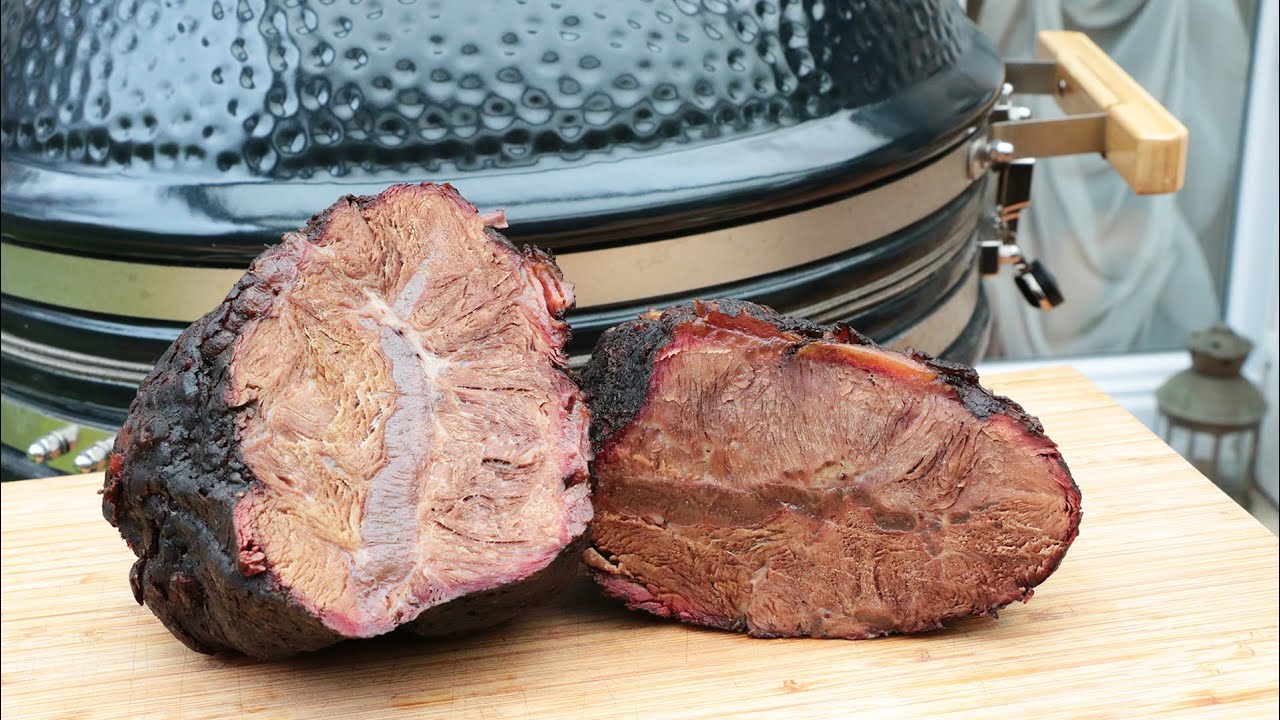 Paleron de Boeuf de 24 Heures fumé au Kamado cuisson basse température sousvide