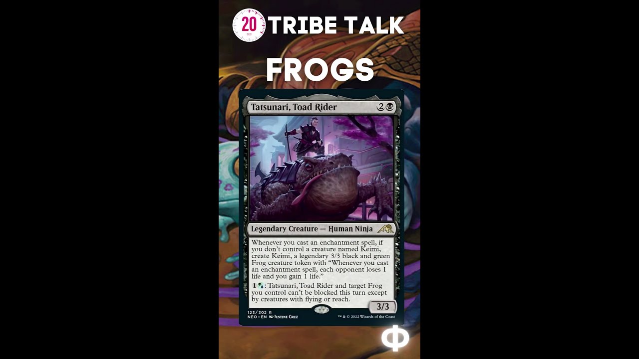 Frogs | 20 Second Tribe Talk | MTG Commander Tribal Tech #shorts