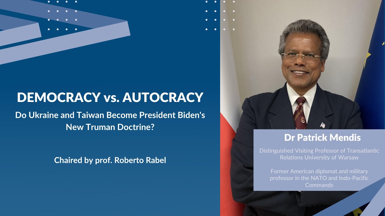 Democracy vs Autocracy - lecture by prof. Patrick Mendis