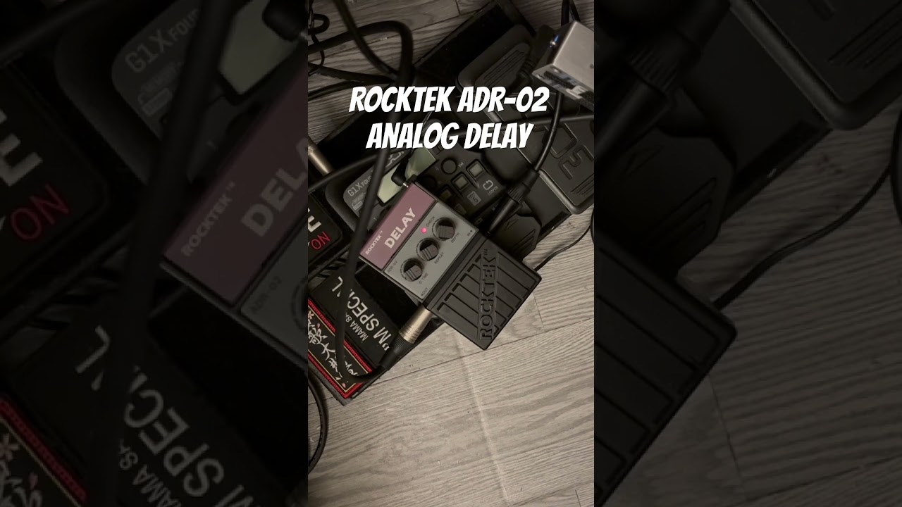 Rocktek adr02 delay pedal