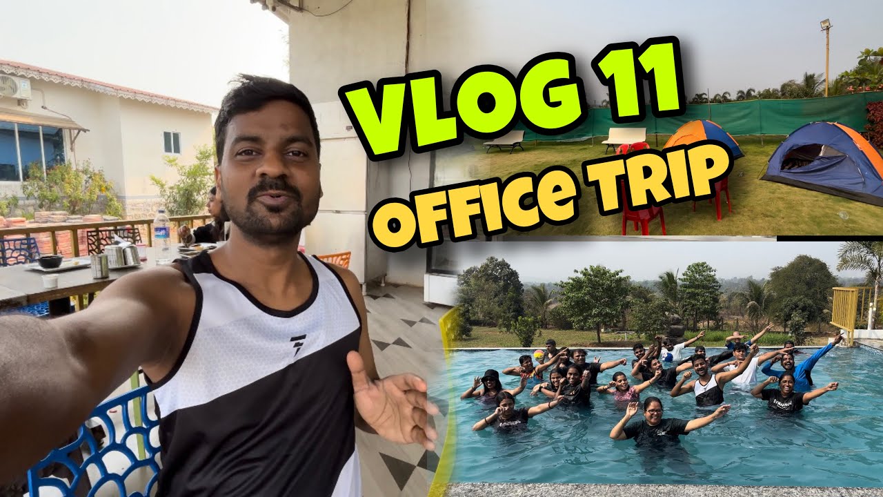 #vlog11 | Part 2 | 🚌 Office Trip | 🏡 Karjat Farmhouse Vlog | Full Dhamal Masti |