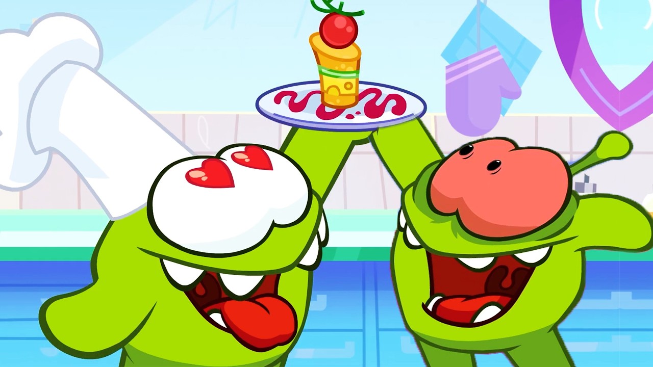 Who'll Get the Last Piece of Cake? 🍰 Om Nom & Friends - LIVE 🔴