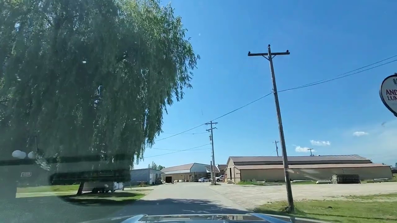 Rapid River Michigan | Driving Main Street and Exploring | 49878