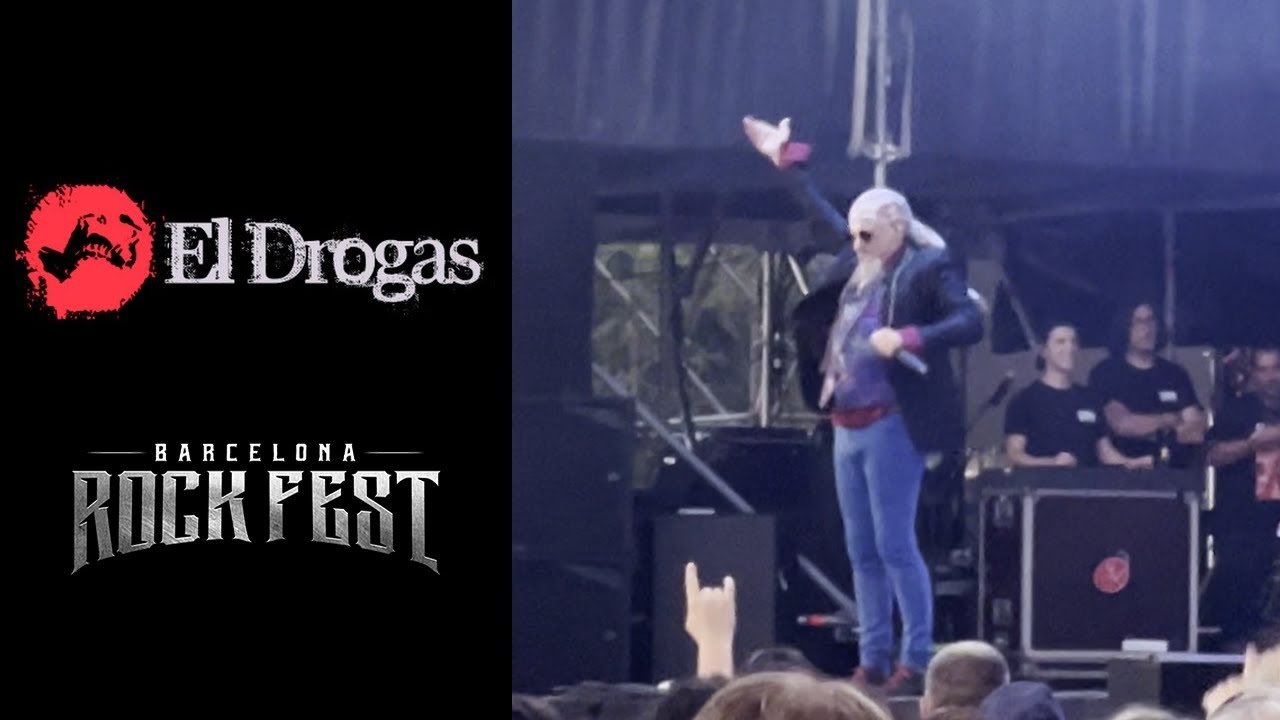 El drogas, Barricada, Show DIRECTO, LIVE, 4K, 2024, Rock Fest Barcelona, Can Zam