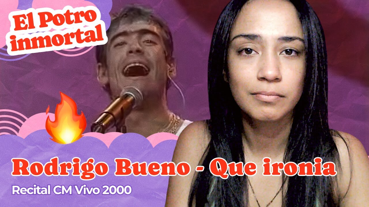 Rodrigo Bueno Que ironia. Recital CM Vivo 2000 ▷ Reacción !!!