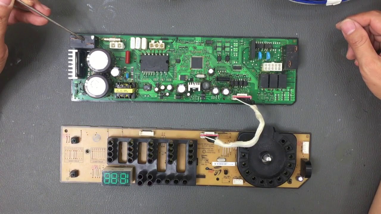 Bài 2 - Nhận biết linh kiện trên bo mạch máy giặt Samsung Inverter
