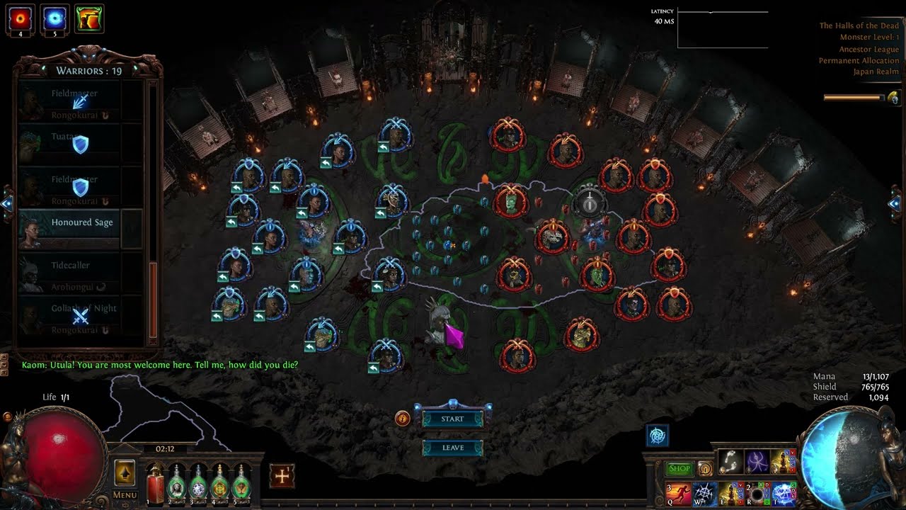 PoE 3.22 TotA Void Sphere Build kill Titanic Shell in 20 sec (Rank 2000)