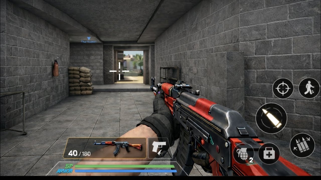 Intense FPS Gameplay with AK-47 | Epic Close-Range Battle 🔥 #10