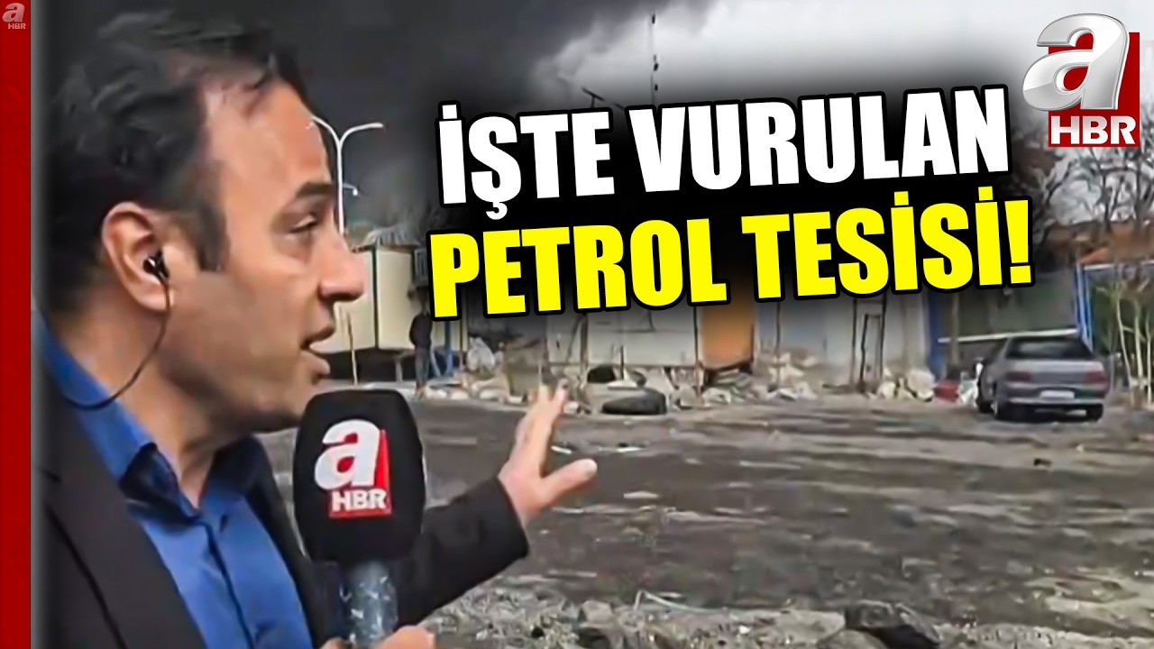 ABD/İsrail Tahran'da Petrol Tesislerini Bombaladı! | A Haber