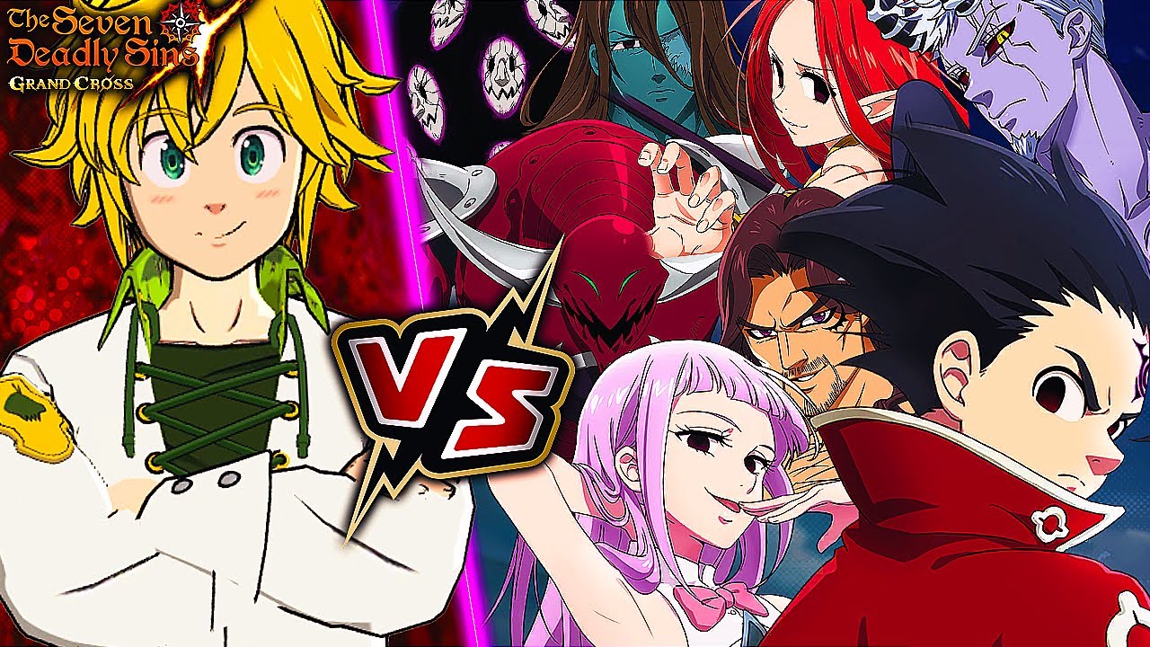 LOSTVAYNE Meliodas VS EVERY Difficult Story BOSS in Seven Deadly Sins: Grand Cross
