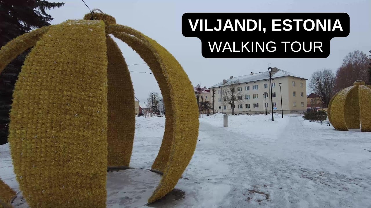 City walks series - Viljandi, Estonia (City center walking tour)
