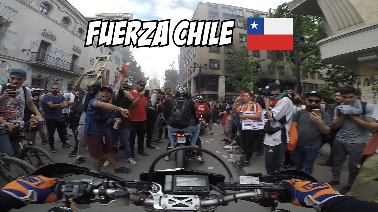 EN LA MARCHA MAS GRANDE DE CHILE | FUERZA CHILE |  POR UN TAG JUSTO PAR A LAS MOTO