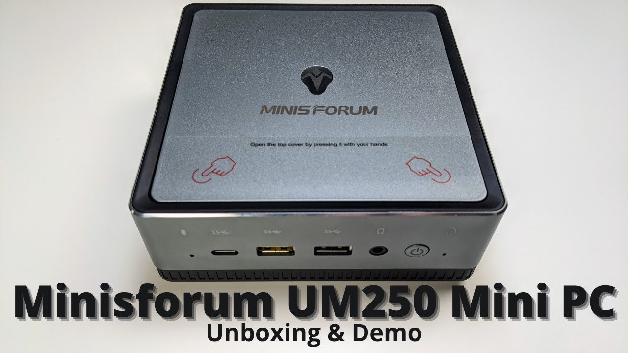 Распаковка и демонстрация мини-ПК MINISFORUM DeskMini UM250 AMD Ryzen &mdash; отличный вариант для работы в офисе и дома