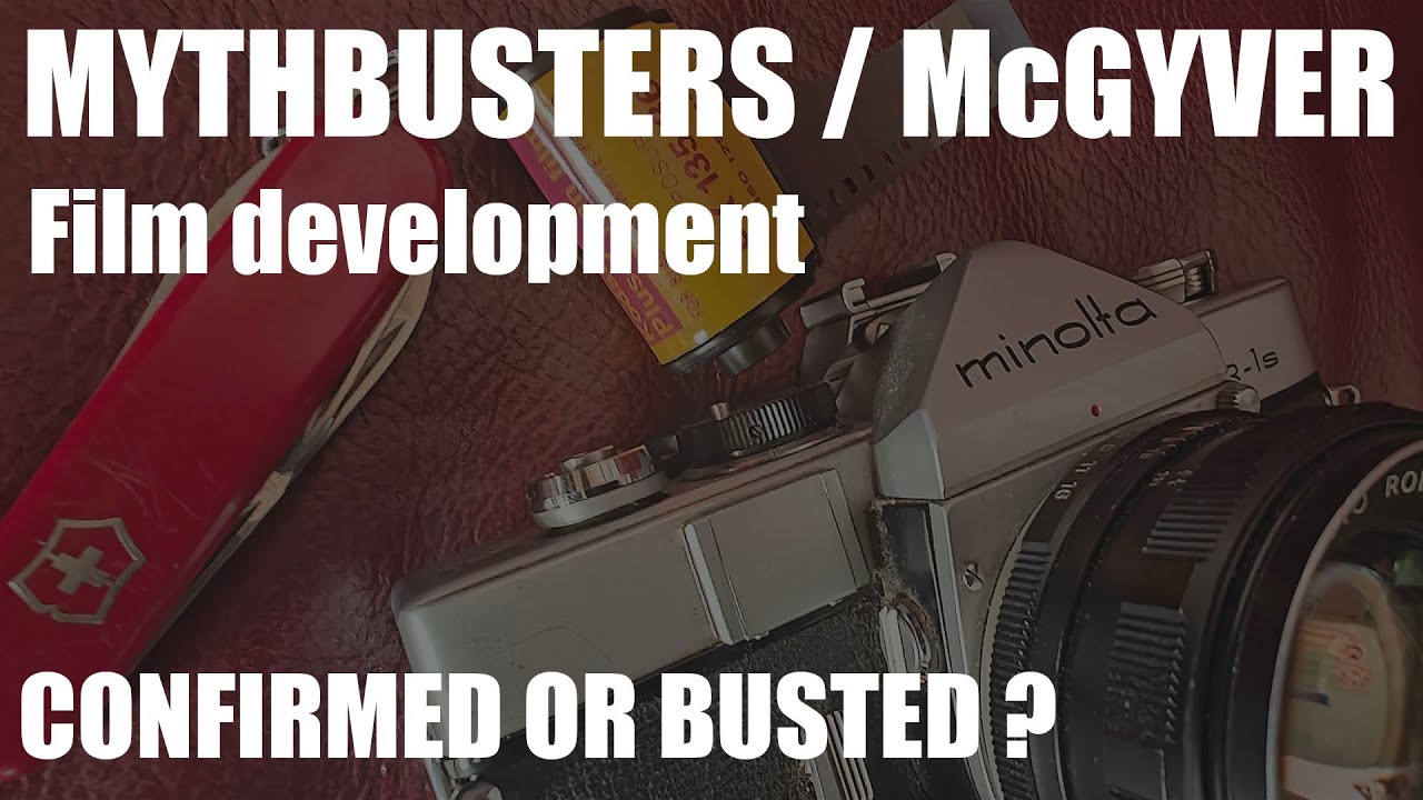 🔍 Trying the McGyver Film Developing Technique from Mythbusters! 🍊🔬
