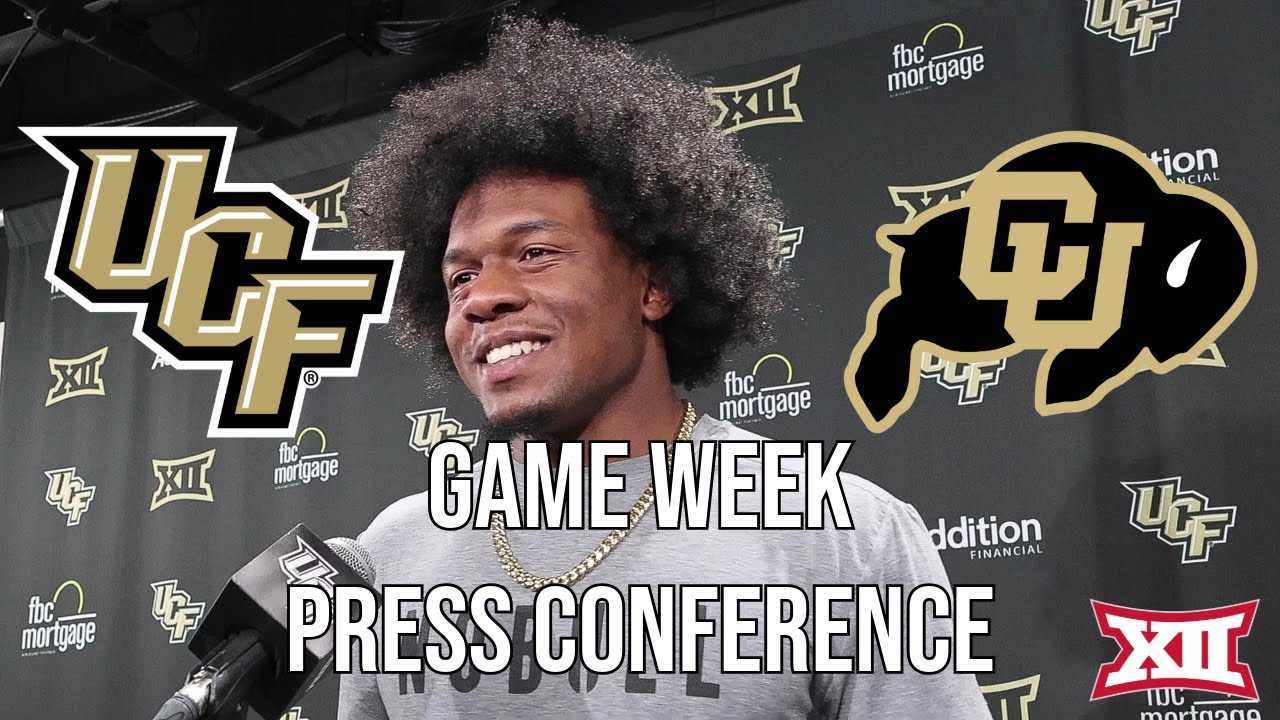 UCF Football: RB RJ Harvey Press Conference - Colorado Week ⚔️🦬🏈