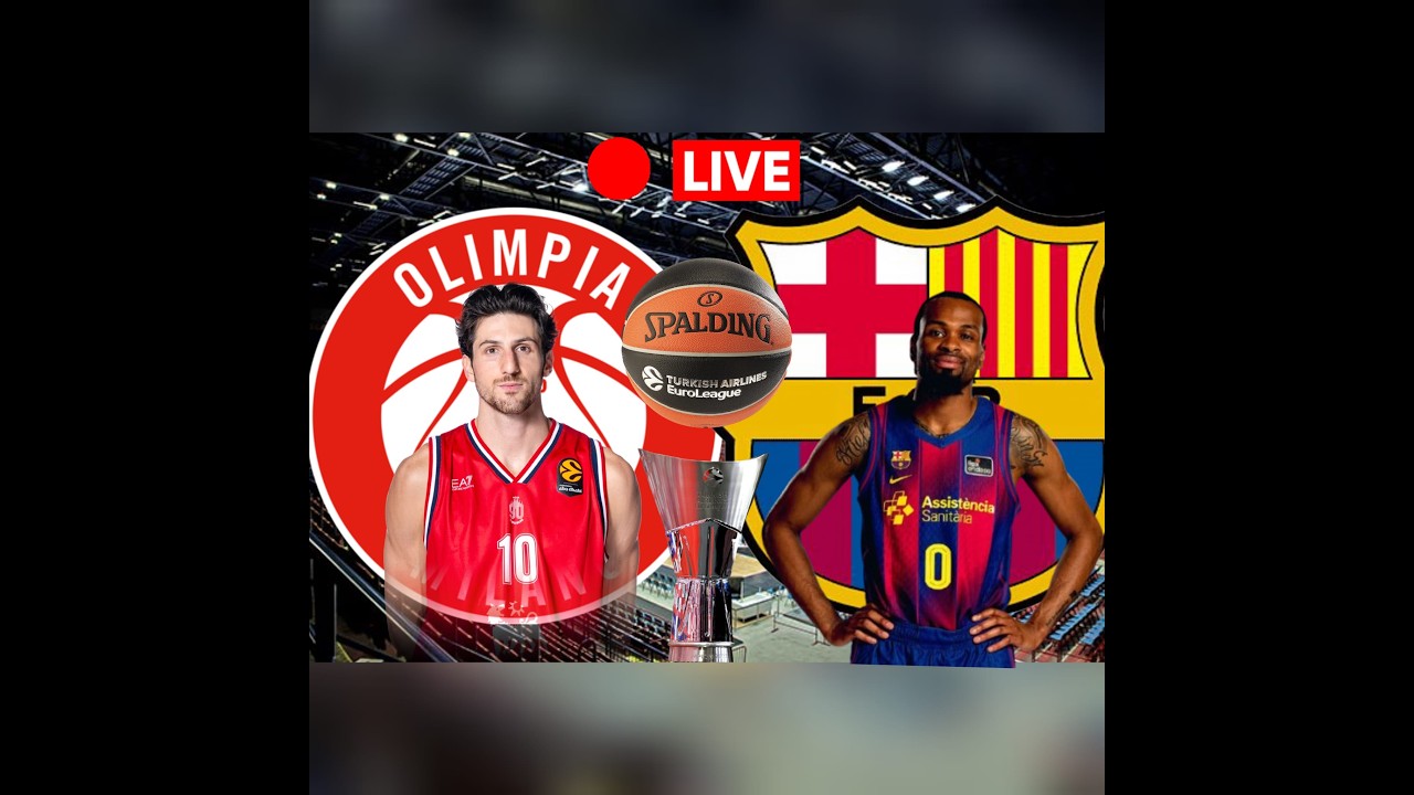 🔴 (EN VIVO) 🏀 ¡OLIMPIA MILAN vs FC BARCELONA! 🏀 ¡EUROLIGA! 🔥 📱