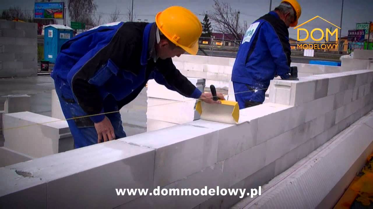 Ściany zewnętrzne z YTONG ENERGO - rozpoczęcie budowy Domu Modelowego