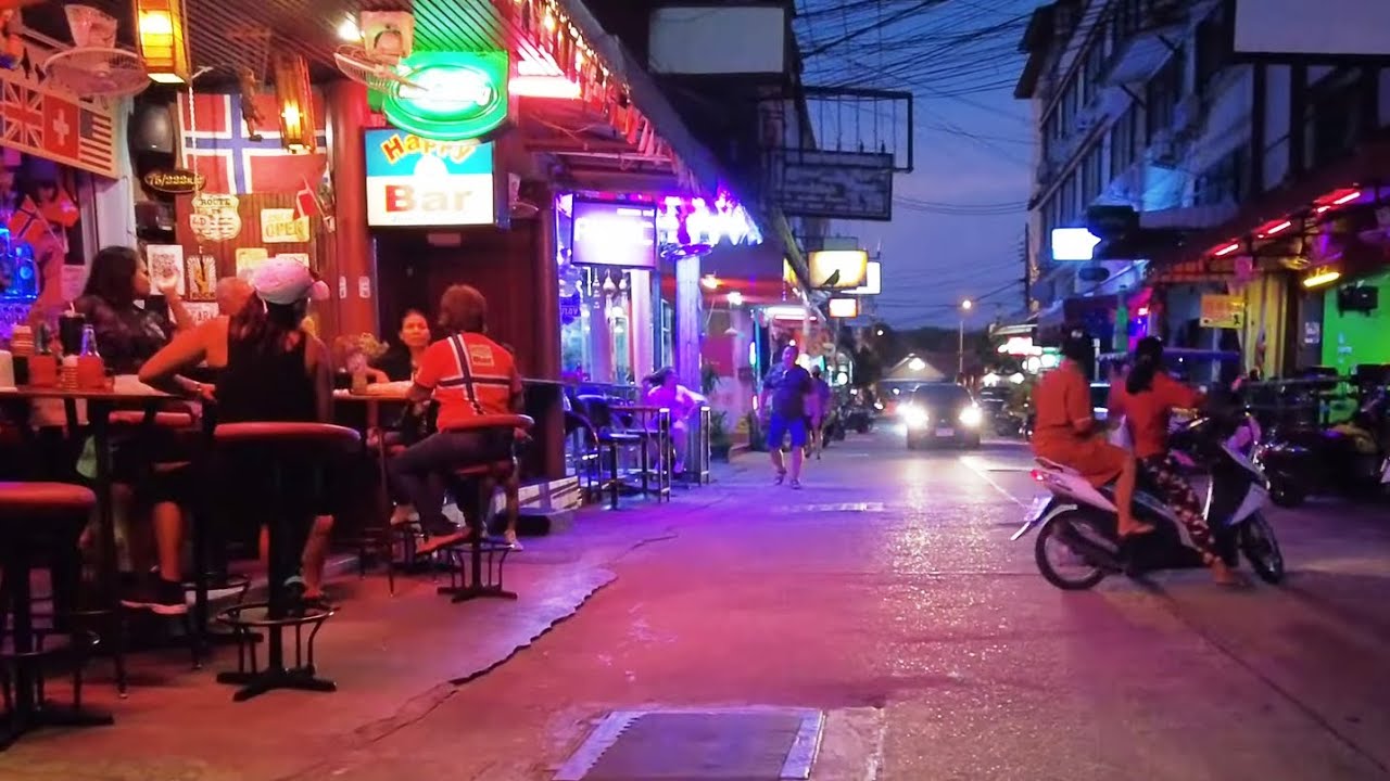 Evening Walk Jomtien Beach Soi 7 and 5