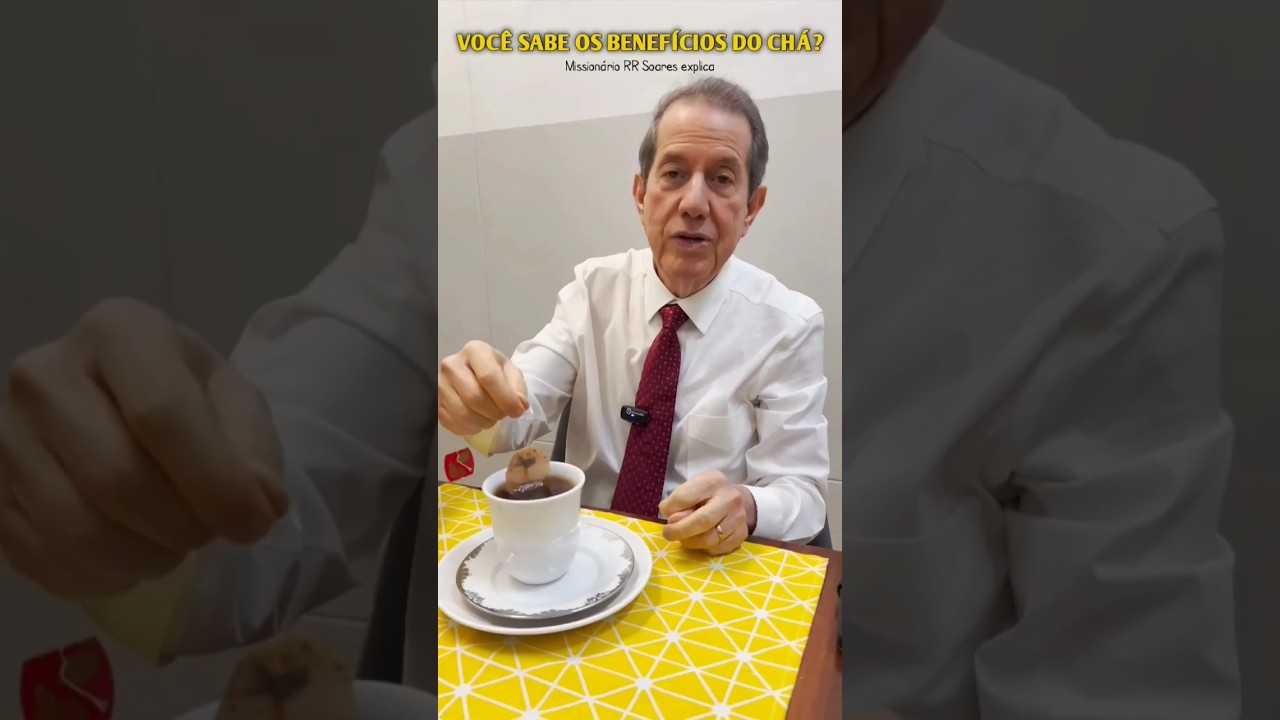 Mission&aacute;rio RR Soares explica por que &eacute; importante beber ch&aacute;!