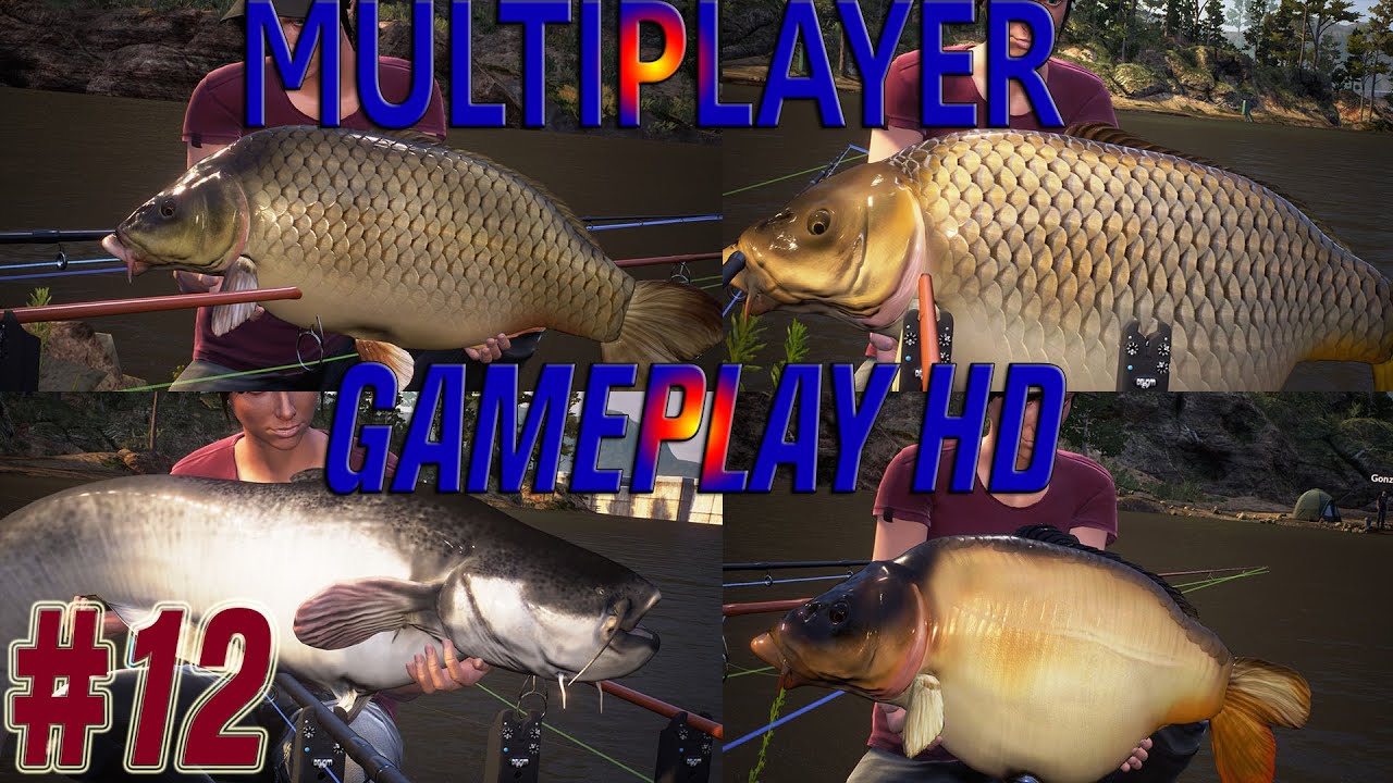 Dovetail Games Euro Fishing Gameplay #12 MULTIPLAYER BIG CATFISH  & CARPE 29kg HD PC FR