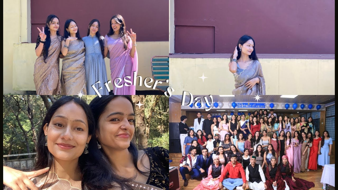 English department fresher&rsquo;s party 2025✨|| HPU Shimla 