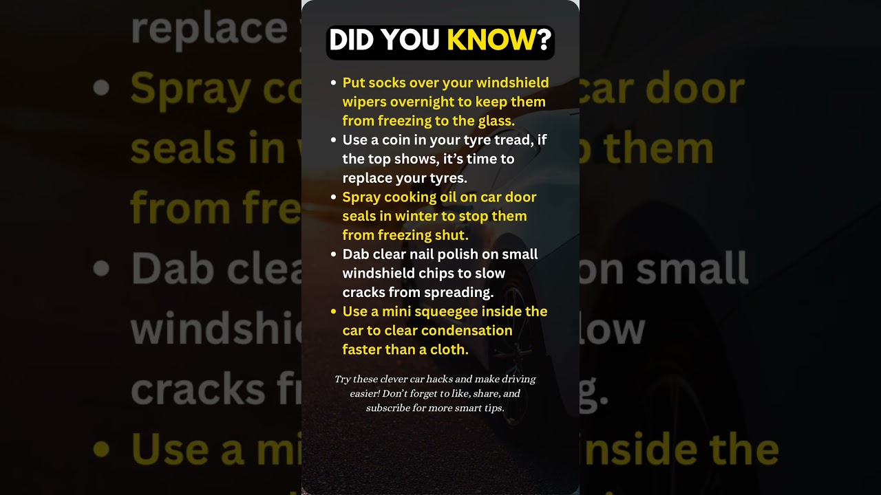 5 Car Hacks You&rsquo;ll Be Shocked You Never Knew 🚗 (✌️)