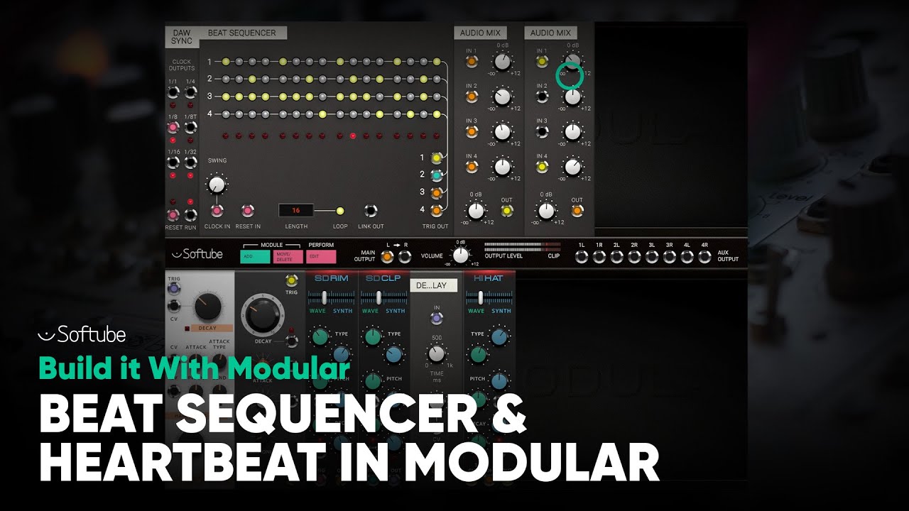 Beat Sequencer & Heartbeat in Modular &ndash; Build It With Modular &ndash; Softube