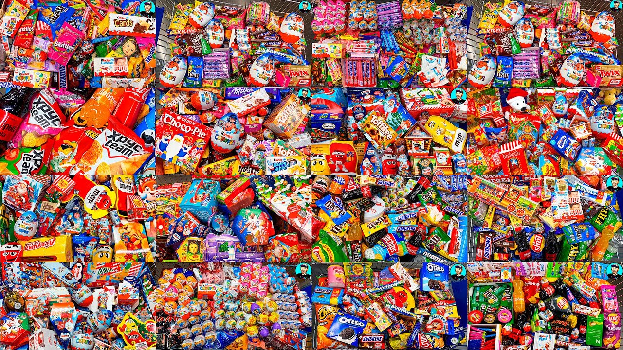 A Lot of Candy Chocolate Shopping 2025 🤯 Coca cola, Mentos, Kinder, Skittles, Haribo, Milka, Fanta