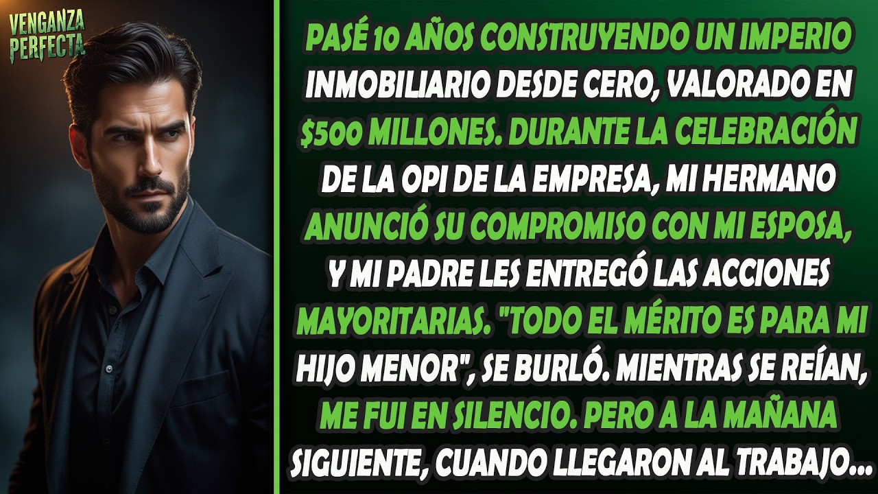 Construí un imperio inmobiliario de 500 millones de dólares. Mi padre se lo dio a mi esposa y a ...