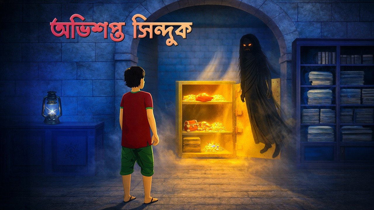 অভিশপ্ত সিন্দুক | Bengali Ghost Story | Bangla Bhuter Cartoon | Wahid Creation Golpo