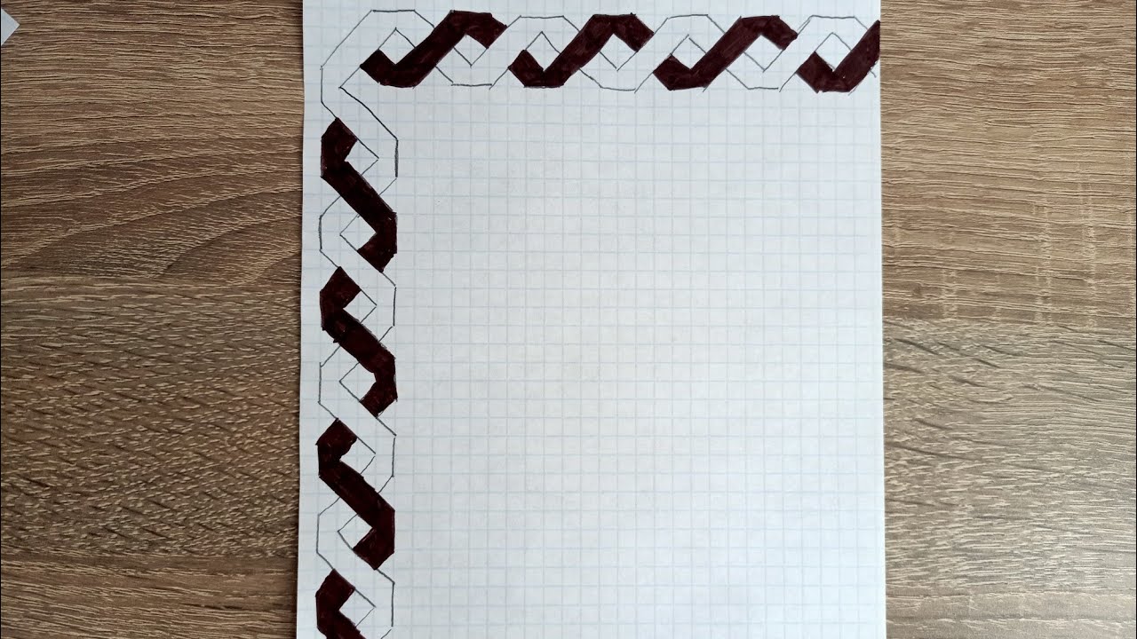 Defter Kenarı Süsü Çizimi #how