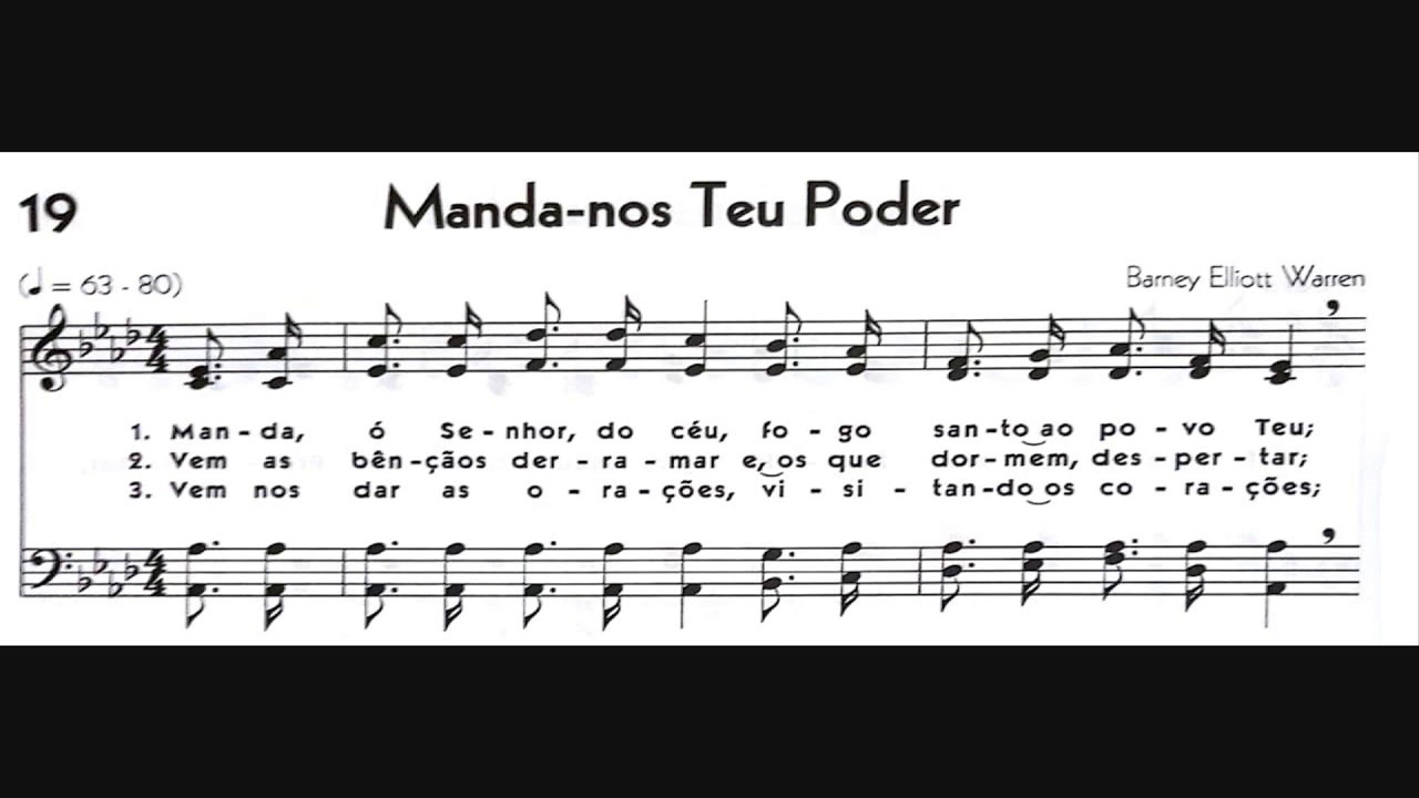 Hinário 5 CCB - Hino 019 - Manda-nos Teu Poder - Strings - Teclado Yamaha PSR S670