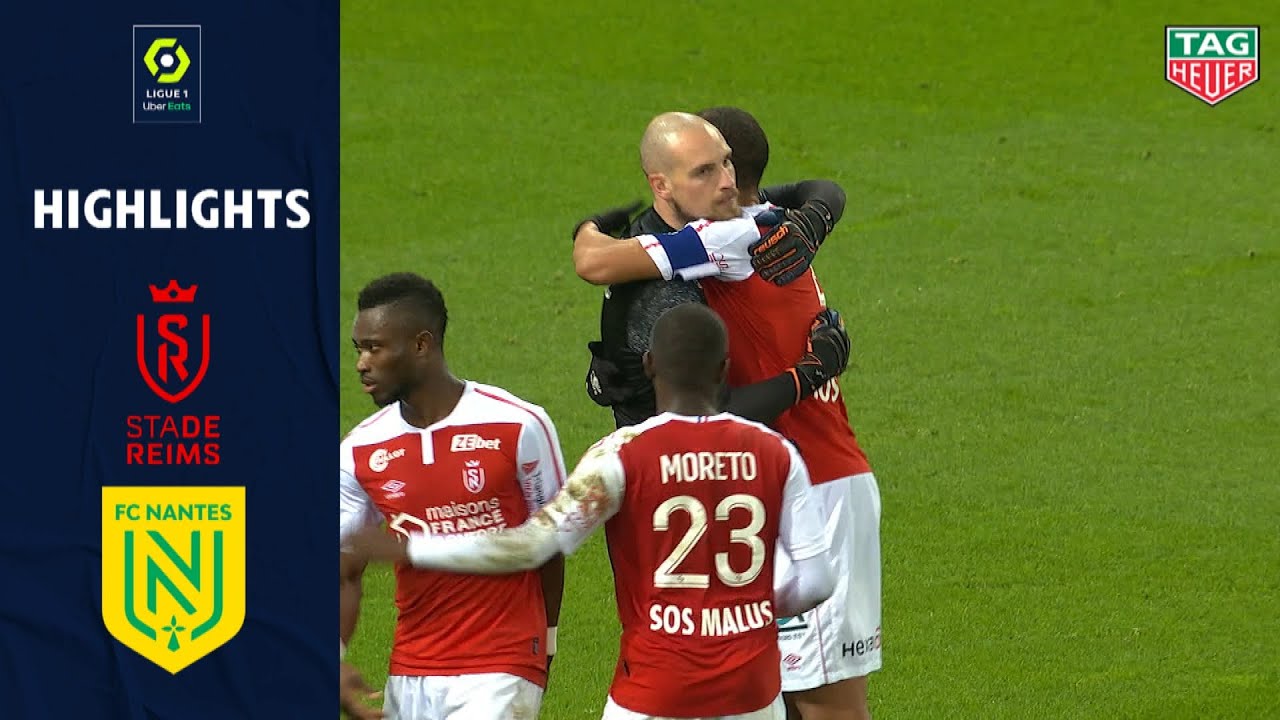 STADE DE REIMS - FC NANTES (3 - 2) - Highlights - (SdR - FCN) / 2020-2021