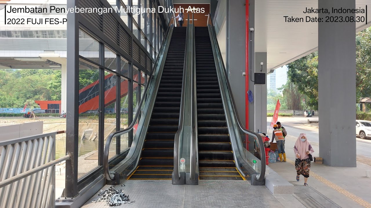 FUJI FES-P Escalators at Jembatan Penyeberangan Multiguna Dukuh Atas, Jakarta