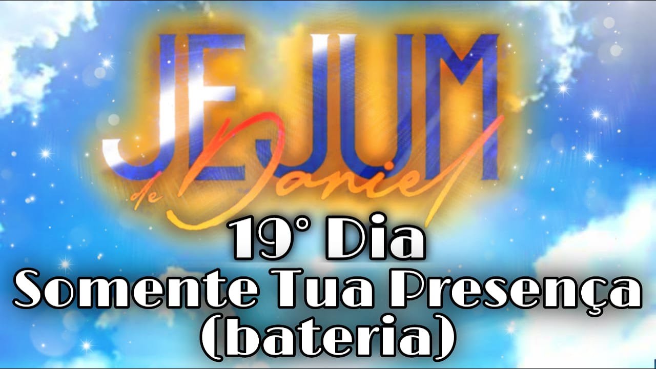 SOMENTE TUA PRESENÇA - BATERIA | ANDRÉ BARROSO (Dia 19_Jejum de Daniel)