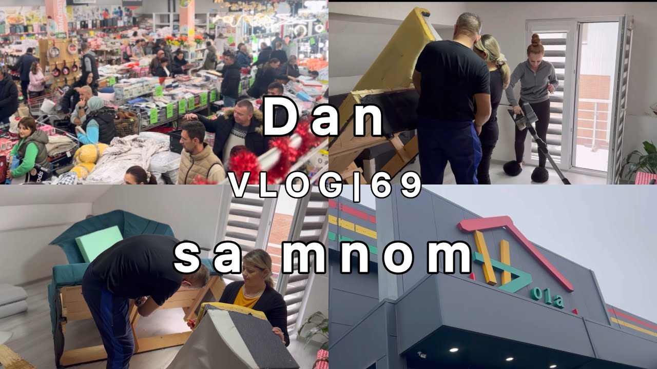 Vlog 69| Renoviramo dnevni boravak, kupovinom jedne fotelje promijenili sve, velika akcija u Zoli 💸 