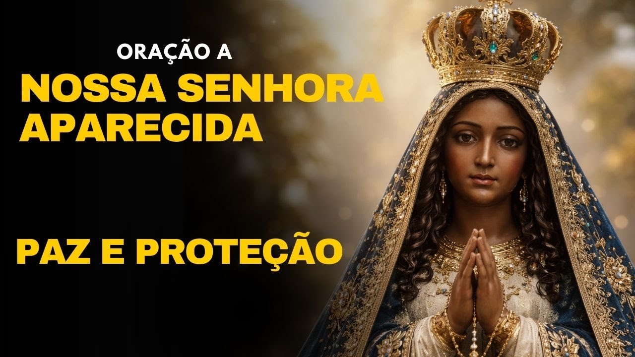 ORAÇÃO A NOSSA SENHORA APARECIDA PARA PROTEÇÃO E PAZ - ORAÇÃO DA MANHÃ DE HOJE
