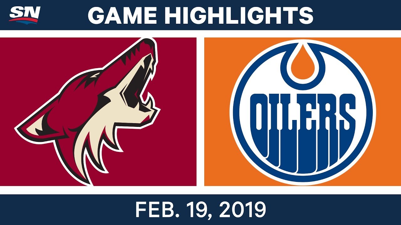 NHL Highlights | Coyotes vs. Oilers - Feb 19, 2019