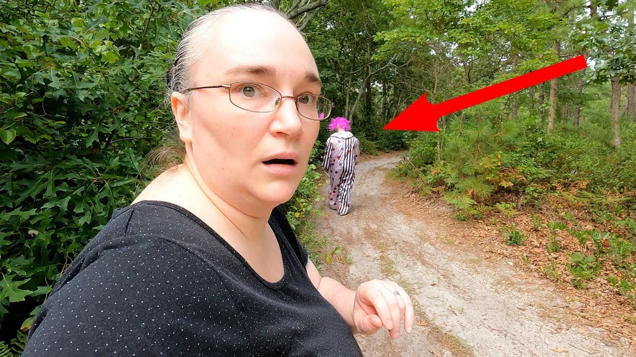 Disturbing Woods Encounter: Escaping the Grasp of Hugz the Clown! - WeeeClown Around