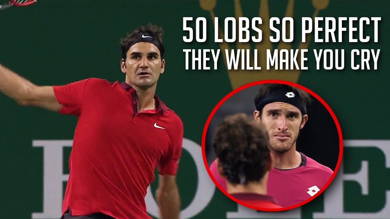 50 Ridiculously Good Lobs by Roger Federer