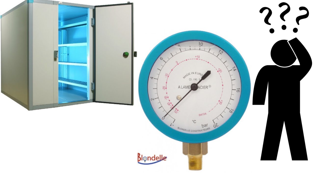 Leçon n° 92 : Quelle est la bonne pression d'évaporation "BP" d'une  chambre froide?